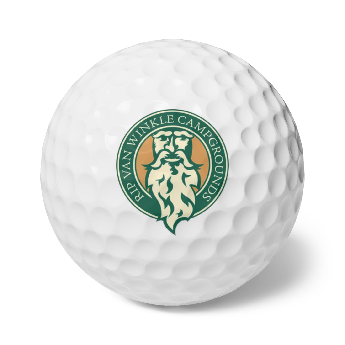Custom Golf Balls - 6 Pack with Rip Van Winkle Campgrounds Logo